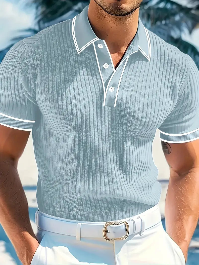 Rúben – Elegant poloskjorte – Middelhavsinspirert stil