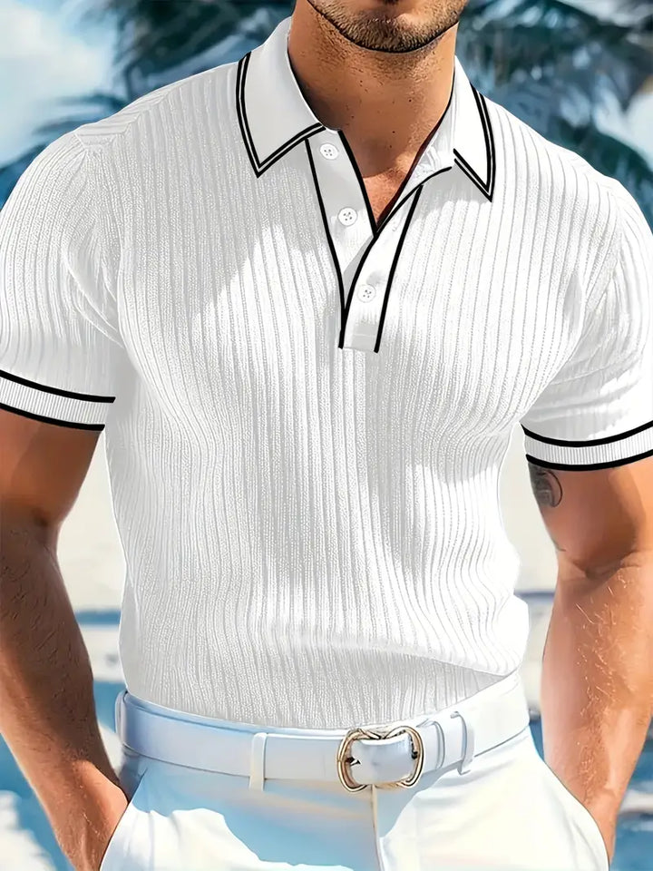 Rúben – Elegant poloskjorte – Middelhavsinspirert stil