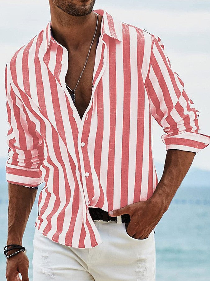 Mats | Riviera-skjorte med striper