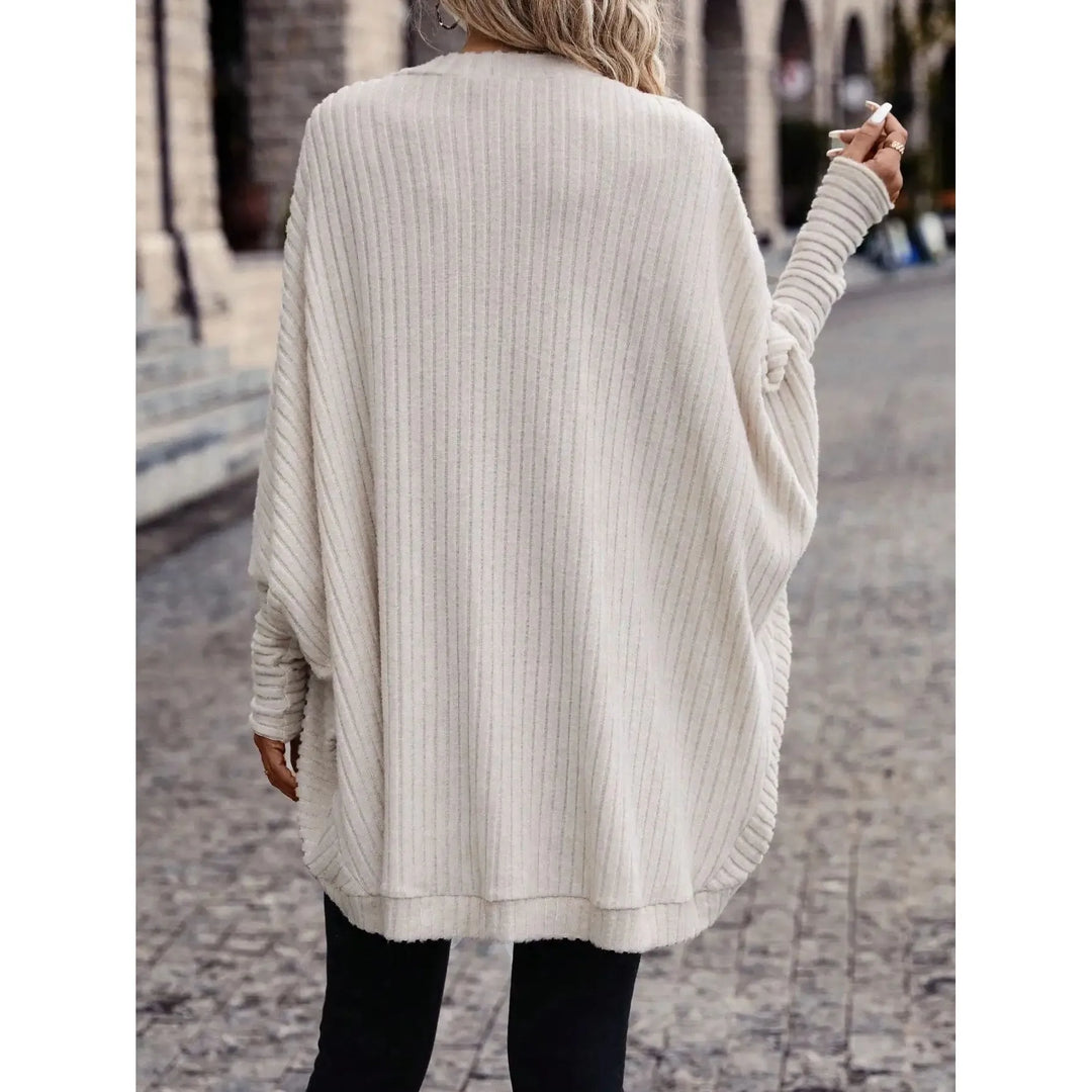 Batwing strikket cardigan