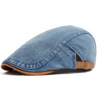 Teis | Premium Denim Flat Cap – Tidløs stil og komfort i hverdagen