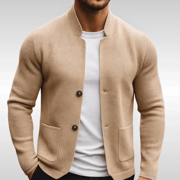 Leon – Strukturert strikkjakke