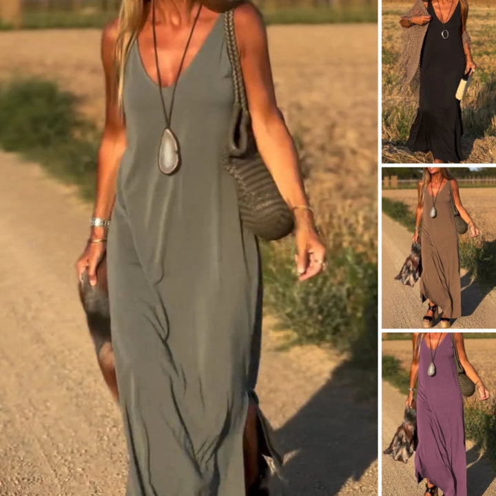 Siv | Komfortabel Casual Maxi-kjole – Luftig passform for varme dager