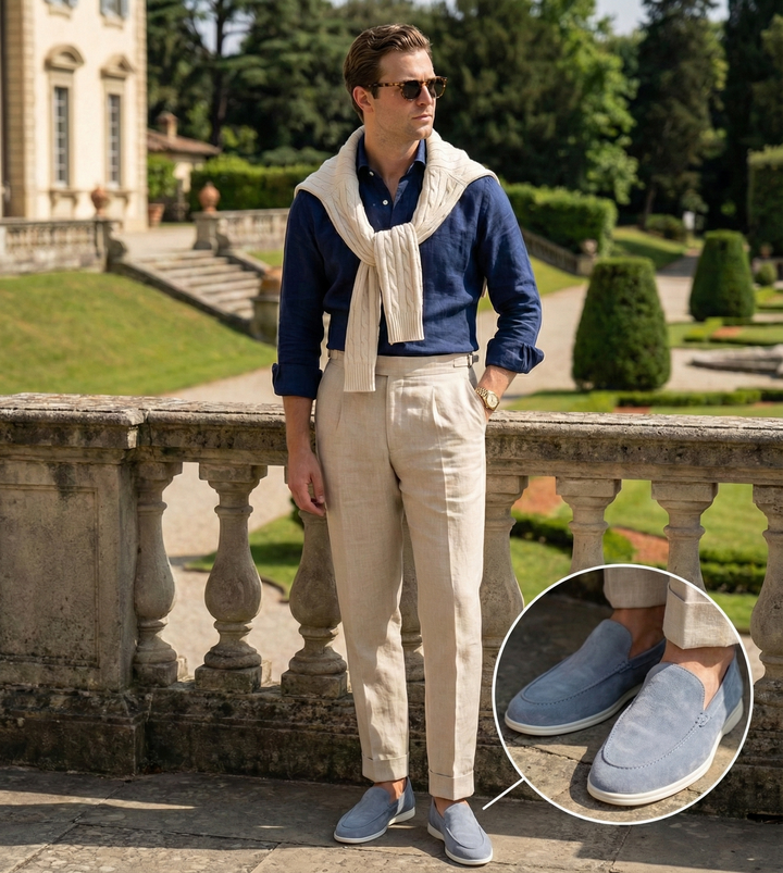 Lorenzo | Premium suede loafer